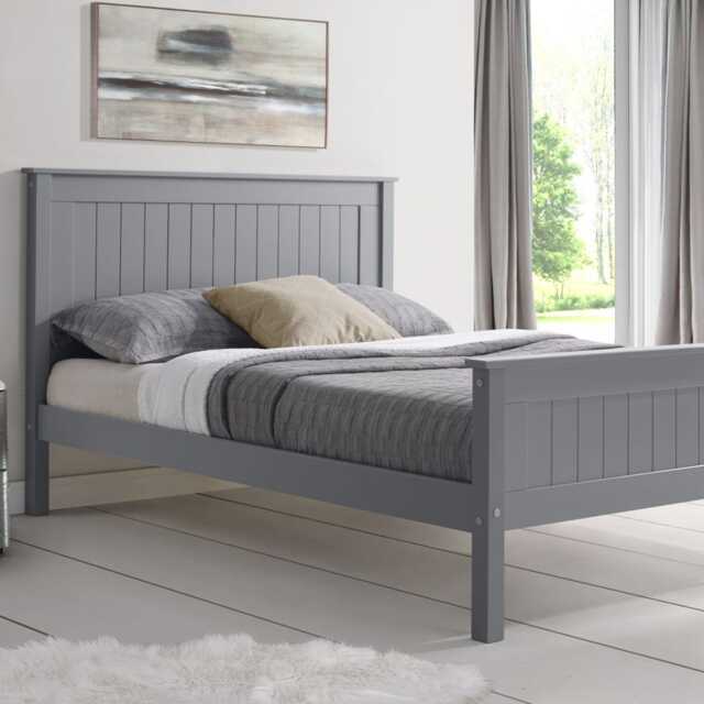 Casa Lily Bed Frame, King, Grey - image 1