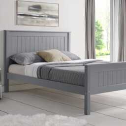 Casa Lily Bed Frame, King, Grey - thumbnail 1