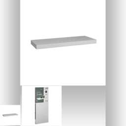 5five Fixy Wall Shelf, 60cm, White - thumbnail 2
