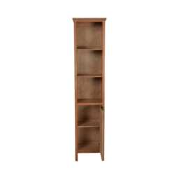 Casa Mimi Bathroom Tallboy Cabinet, Dark Wood - thumbnail 2