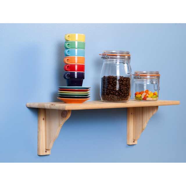Core Products Pre Sanded Solid Wood Shelf Kit, 58cm - image 1