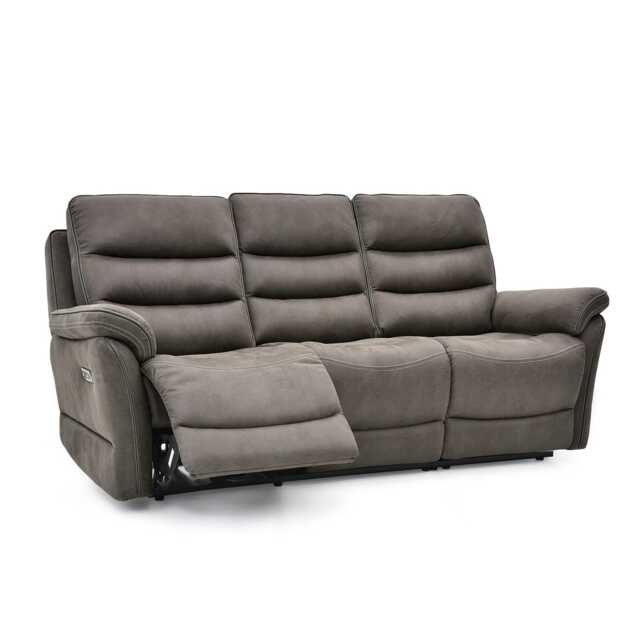 La-Z-Boy Anderson 3 Seater Fabric Power Recliner Sofa, Altara Charcoal - image 1