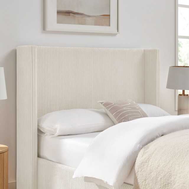 Casa Nigella Ottoman Bed Frame, Double, Natural - image 1