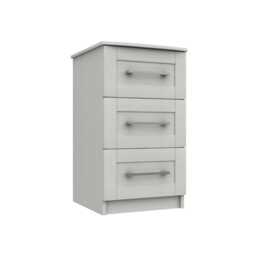 Casa Madrid 3 Drawer Chest of Drawers, White