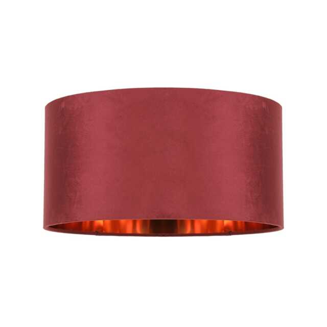 Casa London Lamp Shade, 40cm, Red & Gold