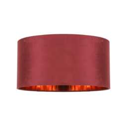 Casa London Lamp Shade, 40cm, Red & Gold