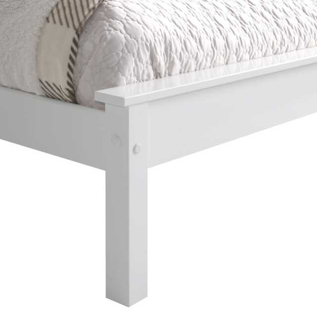 Casa Lily Low Footend Bed Frame, King, White - image 1