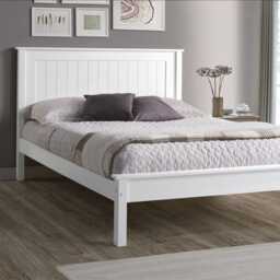 Casa Lily Low Footend Bed Frame, King, White - thumbnail 2