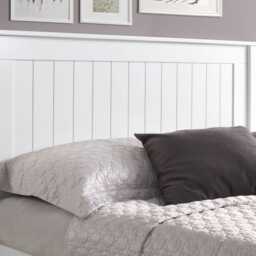 Casa Lily Low Footend Bed Frame, King, White - thumbnail 3