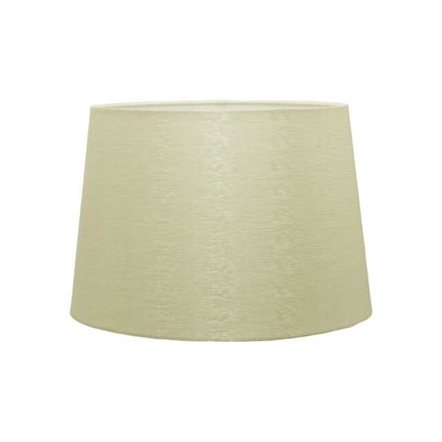 Casa Ice Crease Empire Lamp Shade, 30cm, Faux Silk, Cream