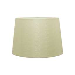 Casa Ice Crease Empire Lamp Shade, 30cm, Faux Silk, Cream
