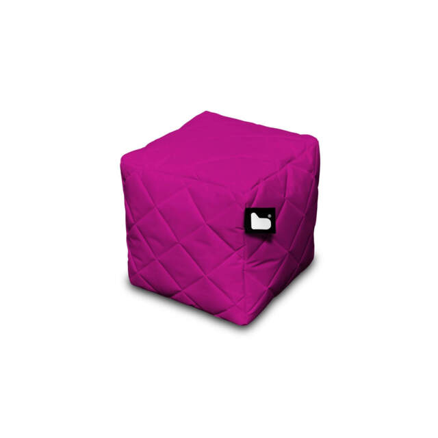 Extreme Lounging B-Box Weather Resistant Quilted Garden Footstool, Pink - image 1