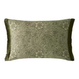 William Morris At Home Marigold Cushion, 40x60cm, Olive - thumbnail 2