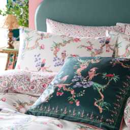 Cath Kidston Bird Cushion, Emerald - thumbnail 1
