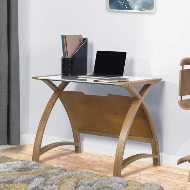 Jual Helsinki 900 Laptop Office Desk, Oak - image 1
