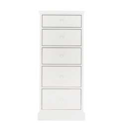 Casa Eva 5 Drawer Tall Chest of Drawers - thumbnail 1