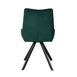 Casa Brooklyn Velvet Dining Chair, Green - thumbnail 3