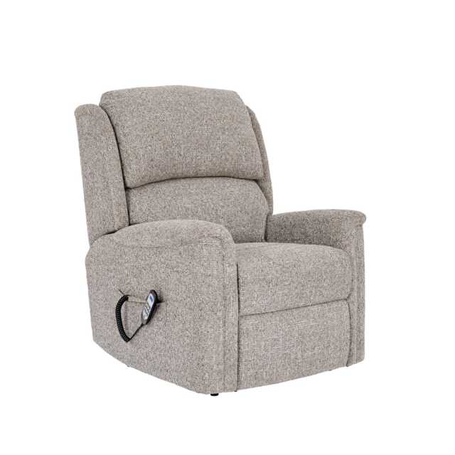 Celebrity Farndon Grande Power Recliner Fabric Armchair, Luna Silver - image 1
