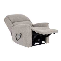 Celebrity Farndon Grande Power Recliner Fabric Armchair, Luna Silver - thumbnail 3