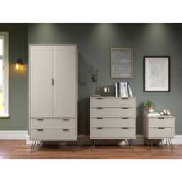 Casa Alden 2 Door Wardrobe, Driftwood - thumbnail 4