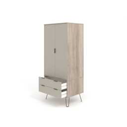 Casa Alden 2 Door Wardrobe, Driftwood - thumbnail 2