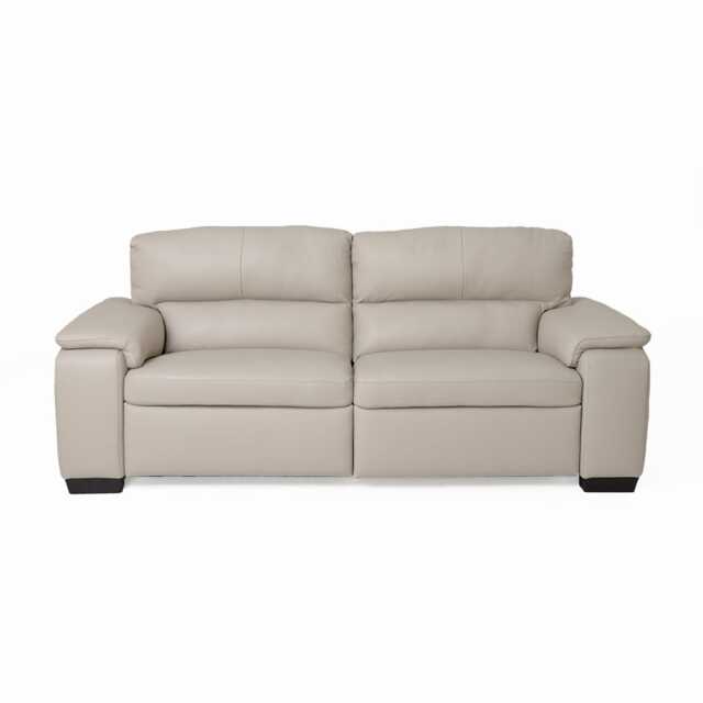 Italia Living Grado Large Double Power Recliner Leather Sofa - image 1