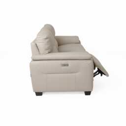 Italia Living Grado Large Double Power Recliner Leather Sofa - thumbnail 3