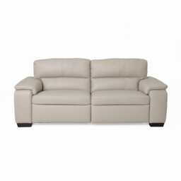 Italia Living Grado Large Double Power Recliner Leather Sofa - thumbnail 1