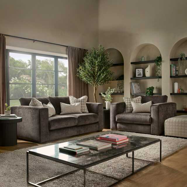 Casa Ariel 2 Seater Fabric Sofa - image 1