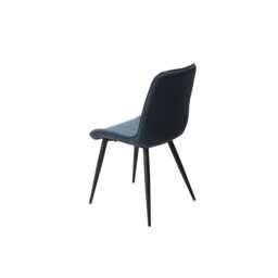 Casa Angelo Diamond Fabric Dining Chairs, Set of 2, Blue - thumbnail 3