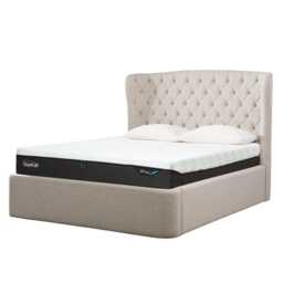 Tempur Holcot Ottoman Bed Frame, King, Pebble