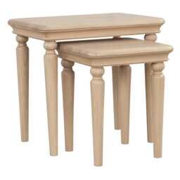 Casa Linden Nest Tables, Oak - thumbnail 1