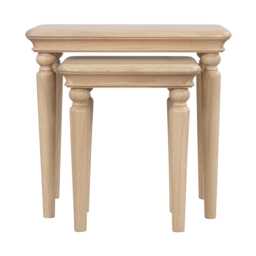 Casa Linden Nest Tables, Oak - thumbnail 2