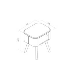 Jual Oslo Side Table - thumbnail 2