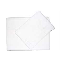 Belledorm 400 Thread Count Egyptian Cotton Flat Sheet, Double, White