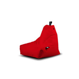 Extreme Lounging Mini B-Bag Weather Resistant Outdoor Bean Bag, Small, Red - thumbnail 1