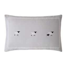 Sophie Allport Sheep Standard Pillowcase Pair, Oatmeal