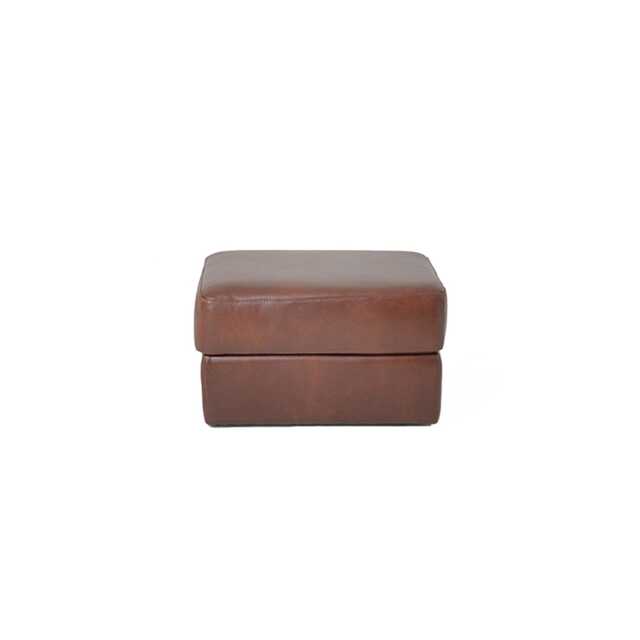 Italia Living Ghirlandaio Storage Leather Footstool - image 1