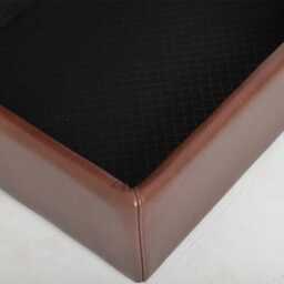 Italia Living Ghirlandaio Storage Leather Footstool - thumbnail 3