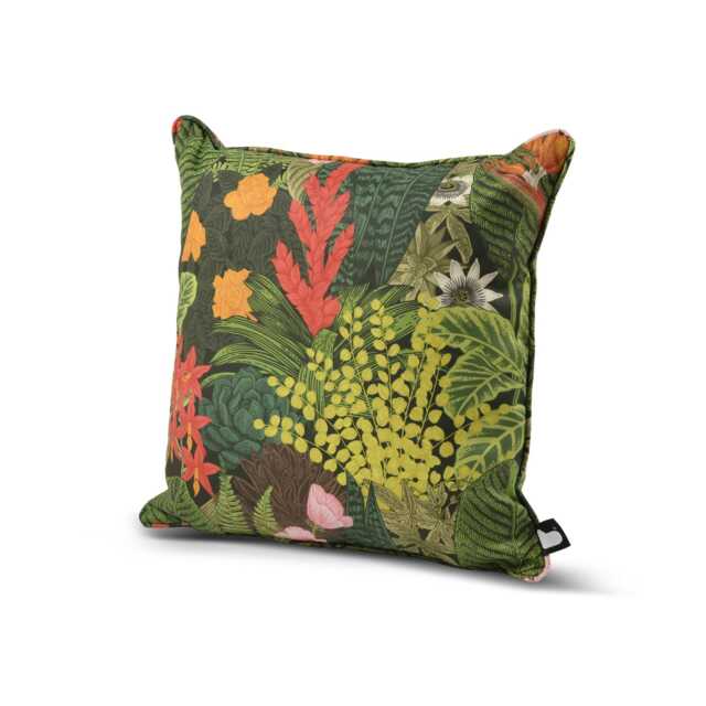 Extreme Lounging Outdoor B-Cushion, 43x43cm, Leaves Graphic