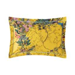 Timorous Beasties Bloomsbury Garden Duvet Set, Double, Cadmium - thumbnail 3