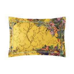 Timorous Beasties Bloomsbury Garden Duvet Set, Double, Cadmium - thumbnail 2