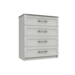 Casa Madrid 4 Drawer Chest, Grey - thumbnail 1