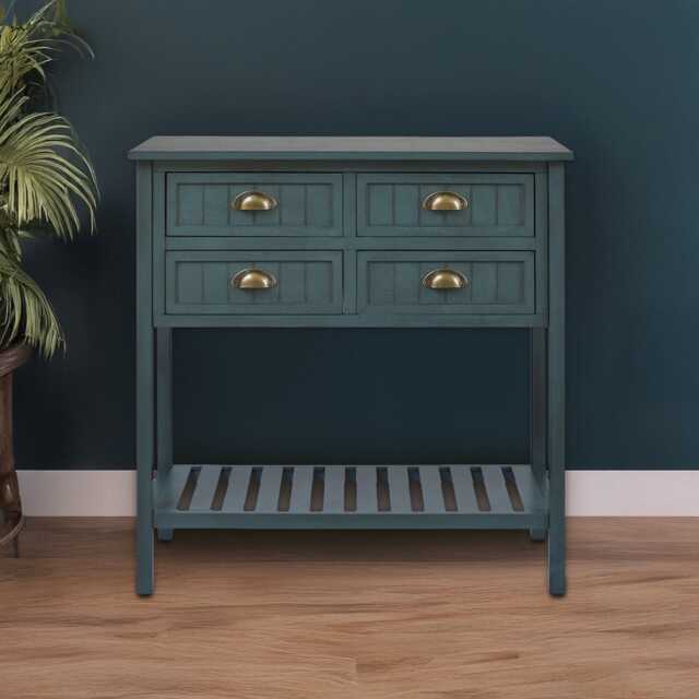 Casa Whitby Console Table, Antique Navy - image 1
