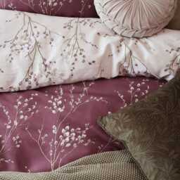 Laura Ashley Pussy Willow Duvet Set, Single, Plum Purple - thumbnail 3