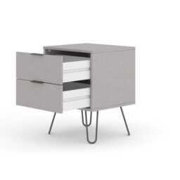 Casa Alden Bedside Cabinet, Grey - thumbnail 2