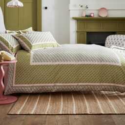Cath Kidston Scarf Duvet Set, Double, Pistachio