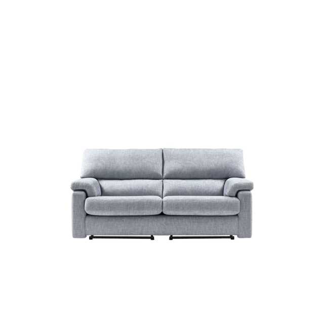Casa Henry 3 Seater Double Power Recliner Fabric Sofa
