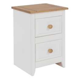 Casa Clement 2 Drawer Petite Bedside Cabinet - thumbnail 2