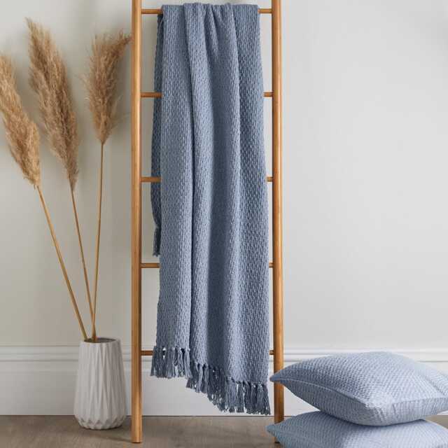 Drift Home Hayden Throw, Ocean Blue